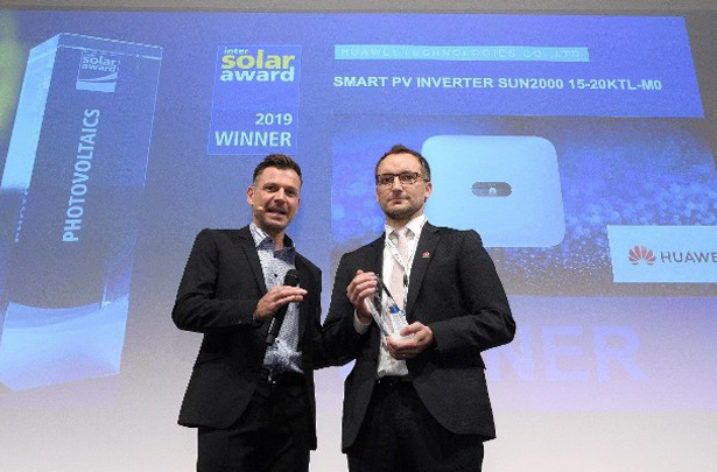 Firma Huawei nagrodzona na Targach Intersolar 2019