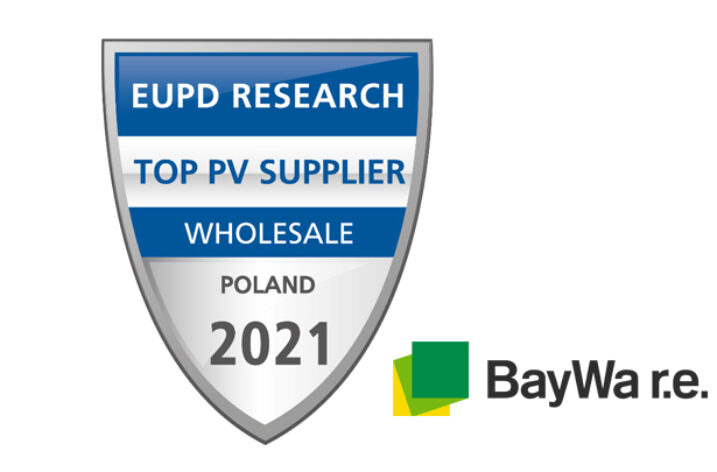 BayWa r.e. Solar Systems z wyróżnieniem Top Dostawca PV 2021