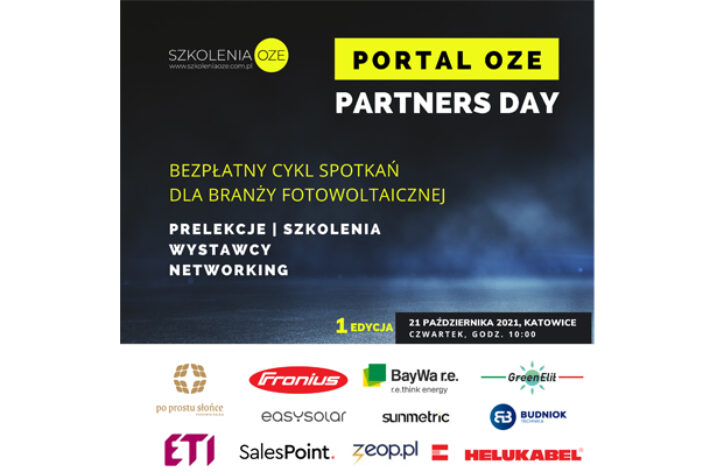 Zaproszenie na 1. edycję Portal OZE Partners Day