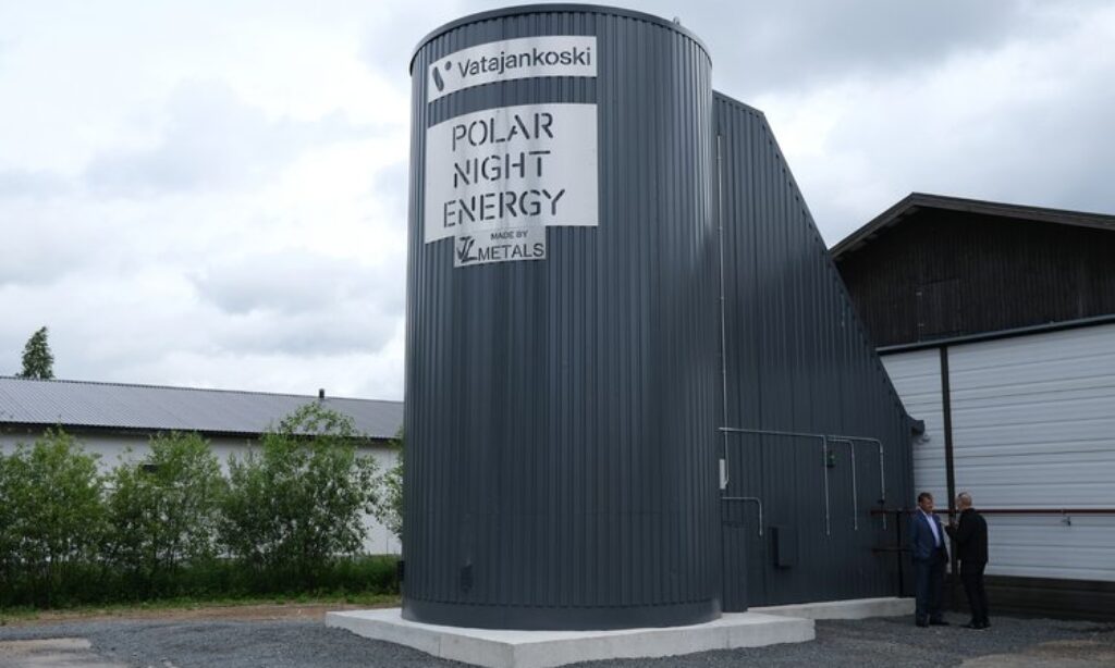 Pierwsza na świecie „bateria piaskowa” dużej skali Polar Night Energy