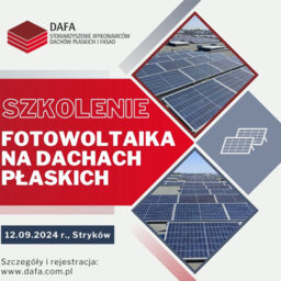 Szkolenie „Fotowoltaika na dachach płaskich” 