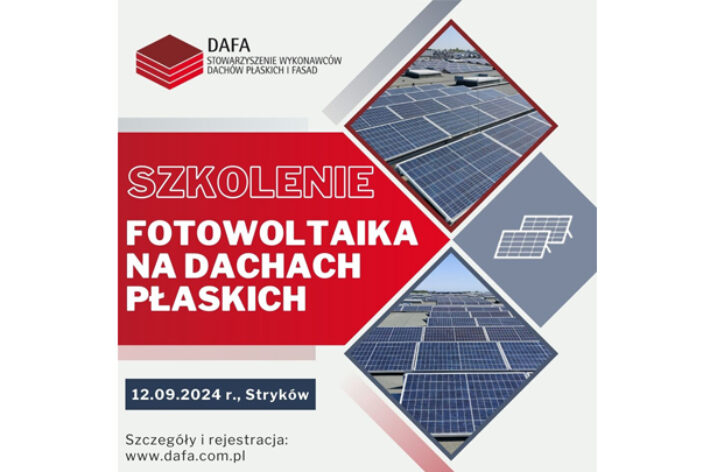 Szkolenie „Fotowoltaika na dachach płaskich” 