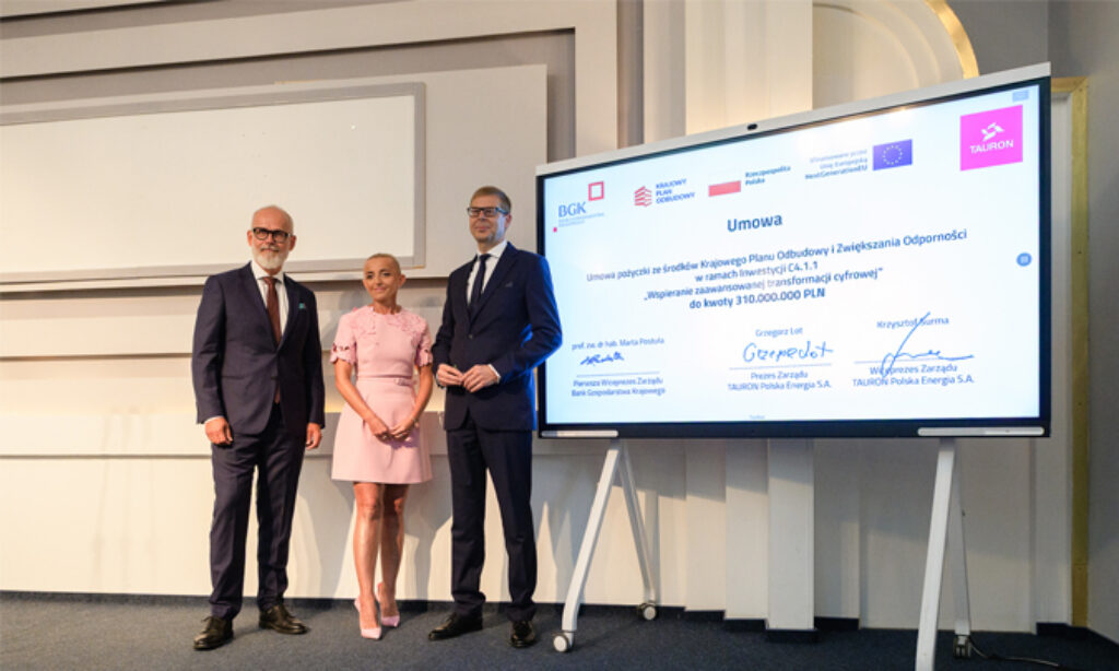 TAURON otrzyma środki z KPO na dostosowanie sieci do transformacji energetycznej